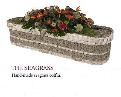 Seagrass coffin