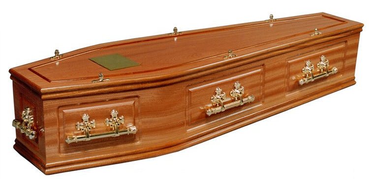 Coln mahogany coffin
